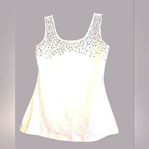 EUC Cache Tank Top w/ Rhinestone Accents